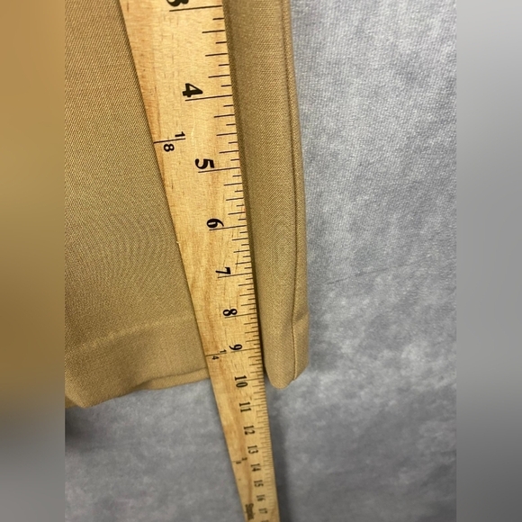 Ann Taylor Devin  camel trousers Slim Flare Women's office pants Size 12 - Picture 10 of 10